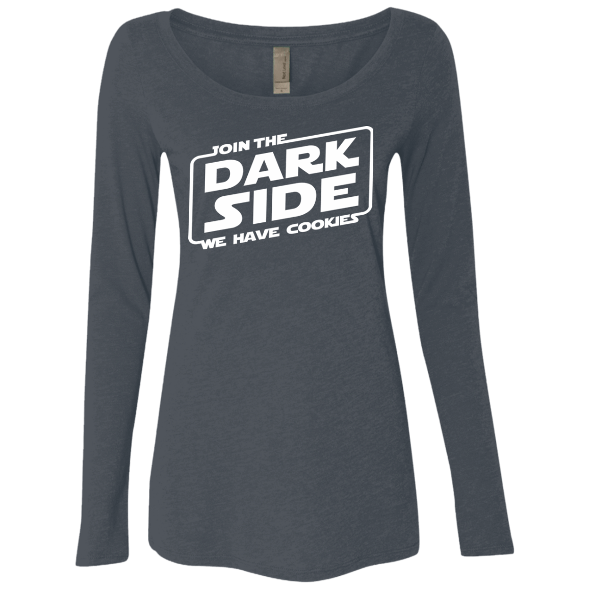 T-Shirts Vintage Navy / S Join The Dark Side Women's Triblend Long Sleeve Shirt