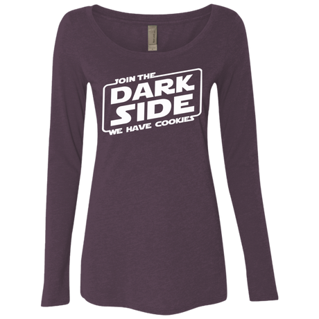 T-Shirts Vintage Purple / S Join The Dark Side Women's Triblend Long Sleeve Shirt