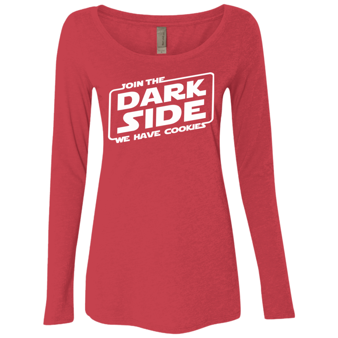 T-Shirts Vintage Red / S Join The Dark Side Women's Triblend Long Sleeve Shirt
