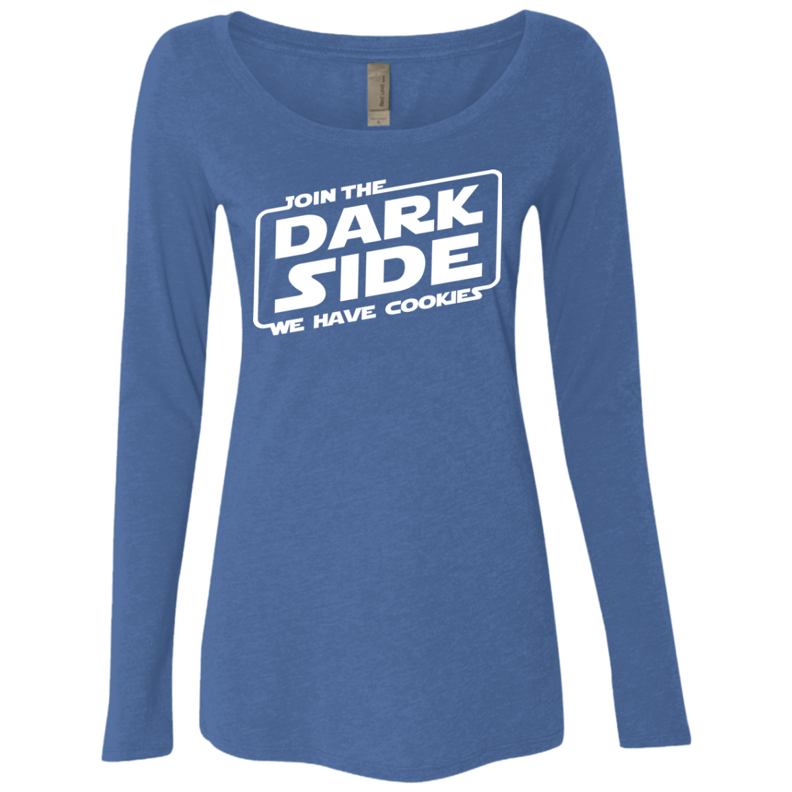 T-Shirts Vintage Royal / S Join The Dark Side Women's Triblend Long Sleeve Shirt
