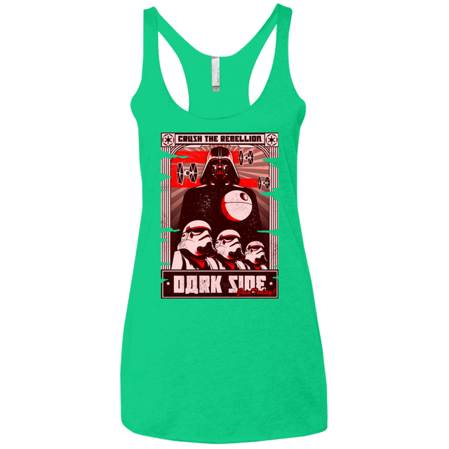 T-Shirts Envy / X-Small Join the Dark SIde Women's Triblend Racerback Tank