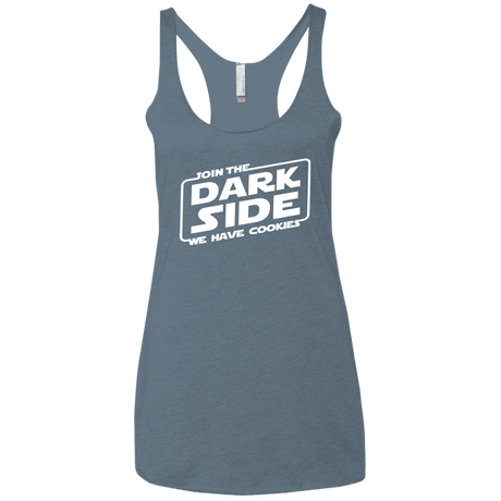 T-Shirts Indigo / X-Small Join The Dark Side Women's Triblend Racerback Tank