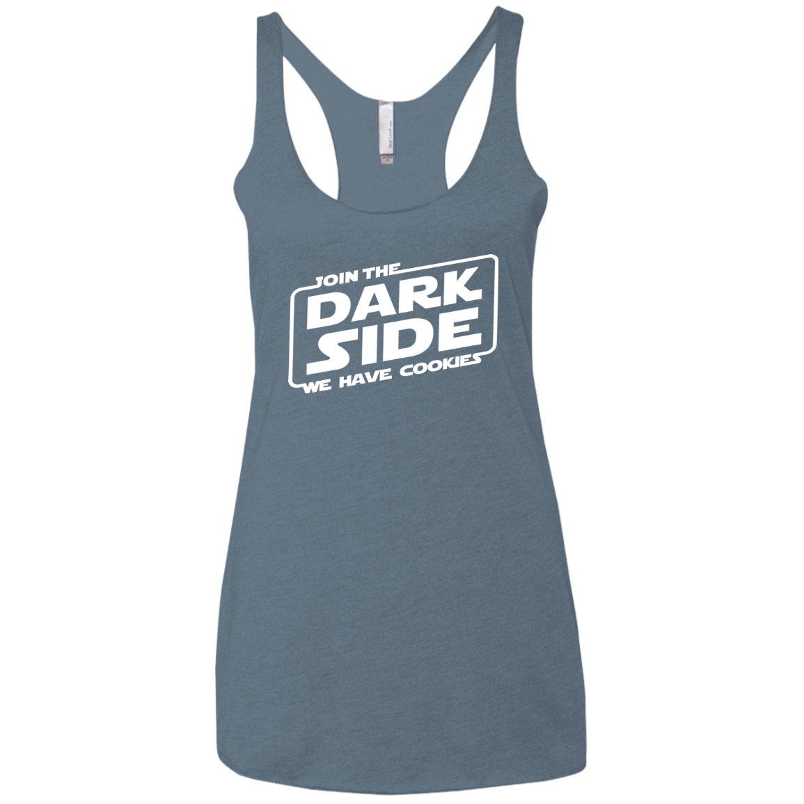 T-Shirts Indigo / X-Small Join The Dark Side Women's Triblend Racerback Tank