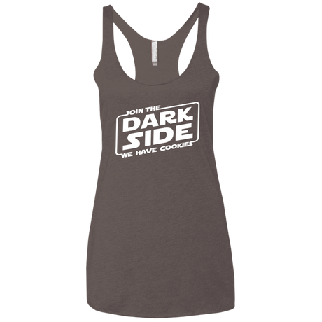 T-Shirts Macchiato / X-Small Join The Dark Side Women's Triblend Racerback Tank
