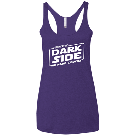 T-Shirts Purple Rush / X-Small Join The Dark Side Women's Triblend Racerback Tank