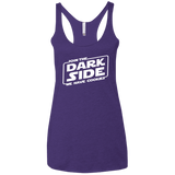 T-Shirts Purple Rush / X-Small Join The Dark Side Women's Triblend Racerback Tank