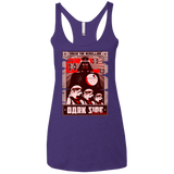 T-Shirts Purple / X-Small Join the Dark SIde Women's Triblend Racerback Tank