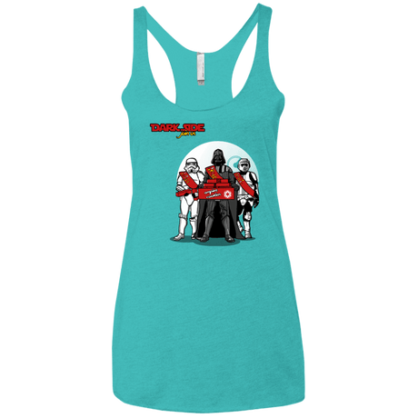 T-Shirts Tahiti Blue / X-Small Join The Dark Side Women's Triblend Racerback Tank