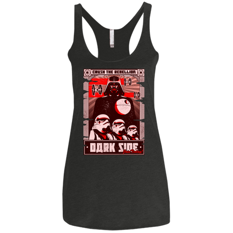 T-Shirts Vintage Black / X-Small Join the Dark SIde Women's Triblend Racerback Tank