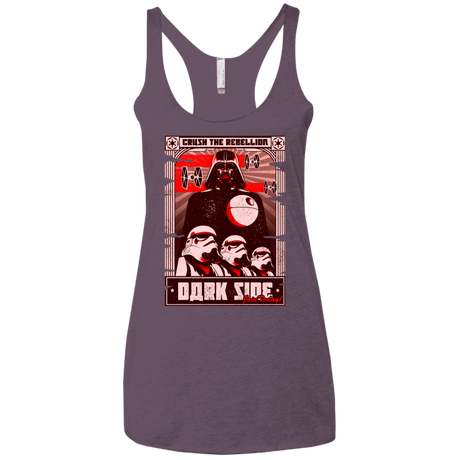 T-Shirts Vintage Purple / X-Small Join the Dark SIde Women's Triblend Racerback Tank
