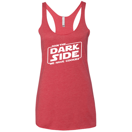 T-Shirts Vintage Red / X-Small Join The Dark Side Women's Triblend Racerback Tank