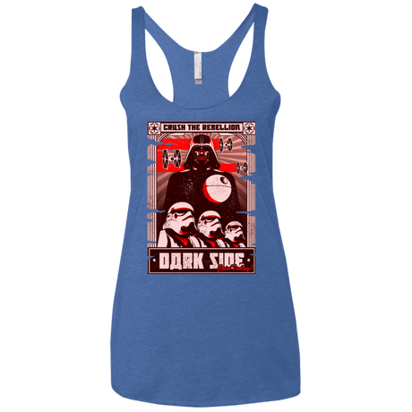 T-Shirts Vintage Royal / X-Small Join the Dark SIde Women's Triblend Racerback Tank