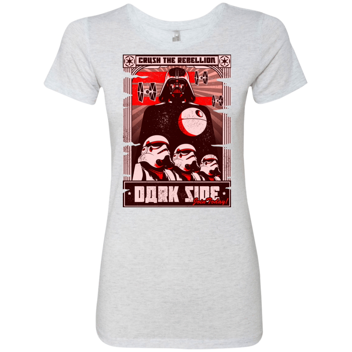 T-Shirts Heather White / Small Join the Dark SIde Women's Triblend T-Shirt