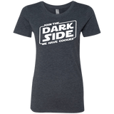 T-Shirts Vintage Navy / S Join The Dark Side Women's Triblend T-Shirt