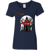 T-Shirts Navy / S Join The Dark Side Women's V-Neck T-Shirt