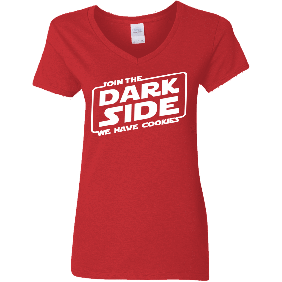 T-Shirts Red / S Join The Dark Side Women's V-Neck T-Shirt