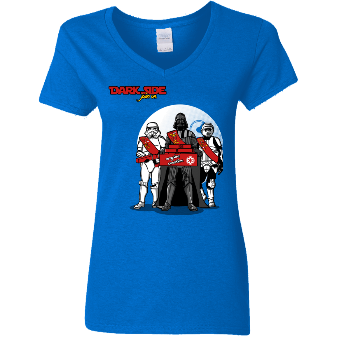 T-Shirts Royal / S Join The Dark Side Women's V-Neck T-Shirt