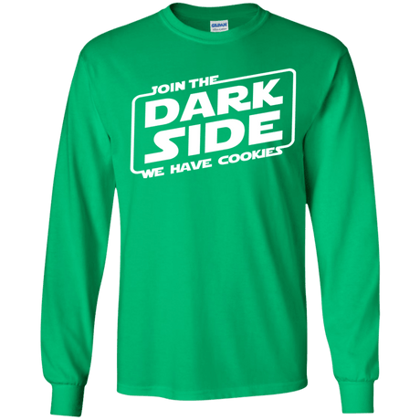 T-Shirts Irish Green / YS Join The Dark Side Youth Long Sleeve T-Shirt