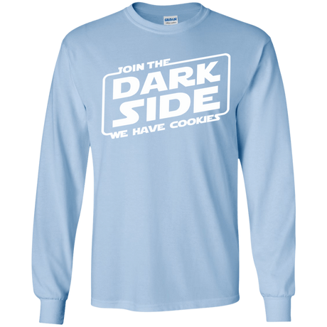 T-Shirts Light Blue / YS Join The Dark Side Youth Long Sleeve T-Shirt