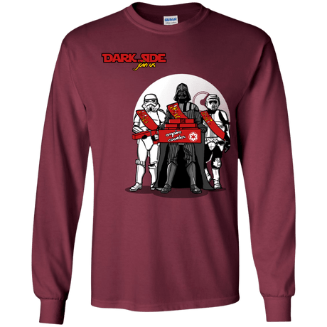 T-Shirts Maroon / YS Join The Dark Side Youth Long Sleeve T-Shirt