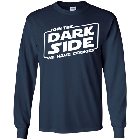 T-Shirts Navy / YS Join The Dark Side Youth Long Sleeve T-Shirt