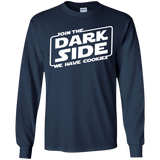 T-Shirts Navy / YS Join The Dark Side Youth Long Sleeve T-Shirt