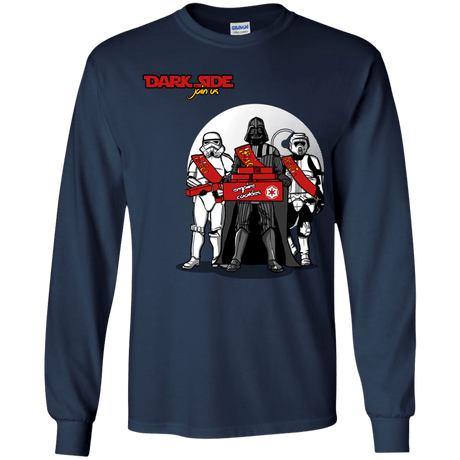 T-Shirts Navy / YS Join The Dark Side Youth Long Sleeve T-Shirt