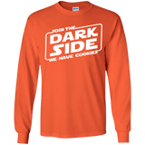 T-Shirts Orange / YS Join The Dark Side Youth Long Sleeve T-Shirt