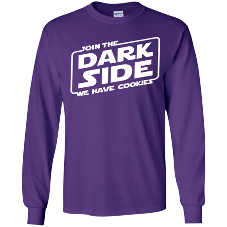 T-Shirts Purple / YS Join The Dark Side Youth Long Sleeve T-Shirt