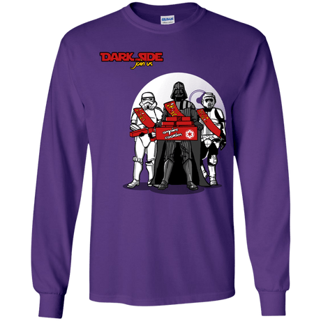 T-Shirts Purple / YS Join The Dark Side Youth Long Sleeve T-Shirt