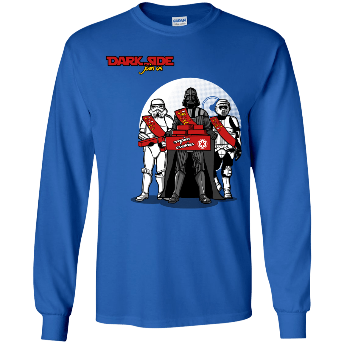 T-Shirts Royal / YS Join The Dark Side Youth Long Sleeve T-Shirt