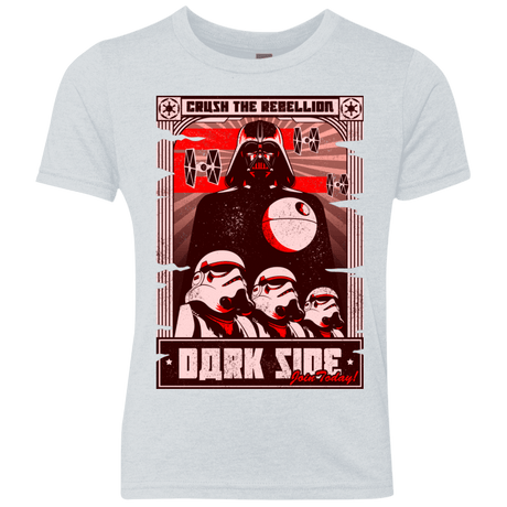 T-Shirts Heather White / YXS Join the Dark SIde Youth Triblend T-Shirt