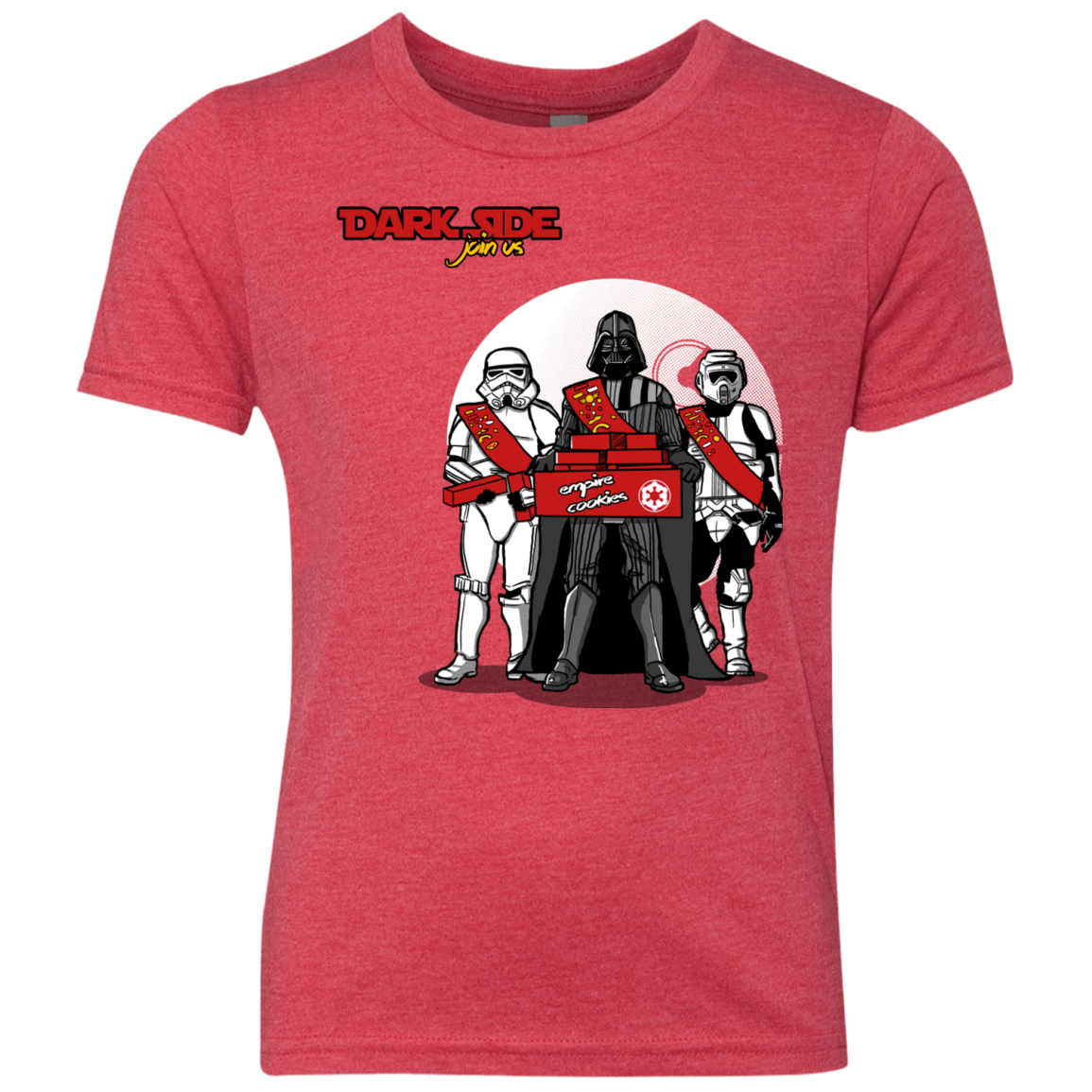 T-Shirts Vintage Red / YXS Join The Dark Side Youth Triblend T-Shirt
