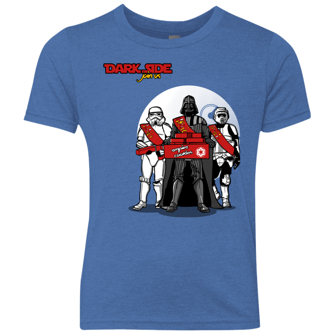 T-Shirts Vintage Royal / YXS Join The Dark Side Youth Triblend T-Shirt