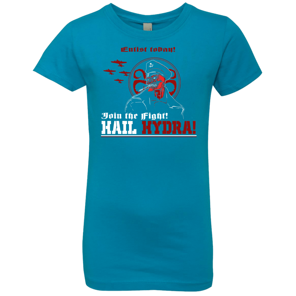 T-Shirts Turquoise / YXS Join The Fight Girls Premium T-Shirt