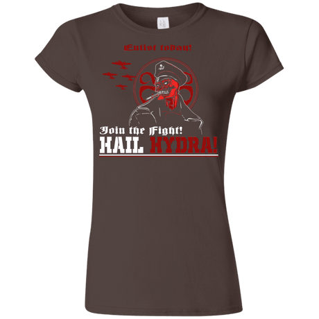 T-Shirts Dark Chocolate / S Join The Fight Junior Slimmer-Fit T-Shirt