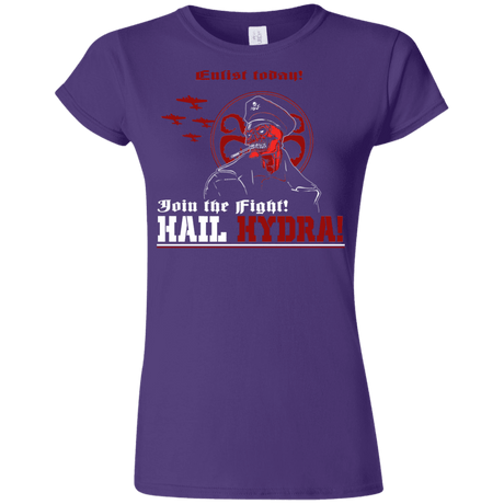 T-Shirts Purple / S Join The Fight Junior Slimmer-Fit T-Shirt