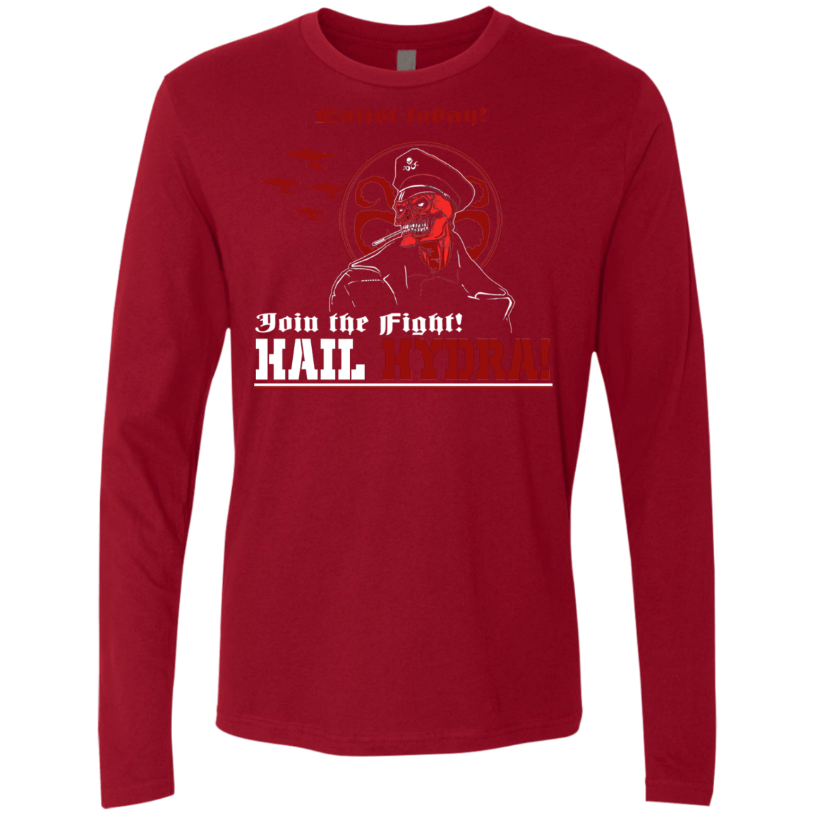 T-Shirts Cardinal / S Join The Fight Men's Premium Long Sleeve