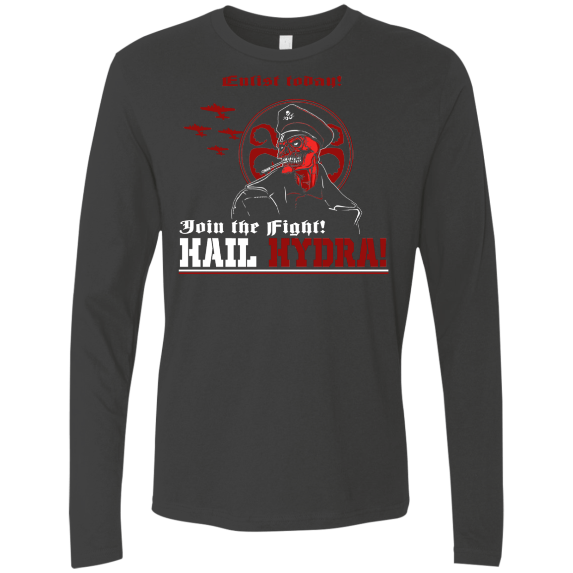 T-Shirts Heavy Metal / S Join The Fight Men's Premium Long Sleeve