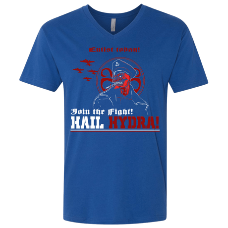 T-Shirts Royal / X-Small Join The Fight Men's Premium V-Neck