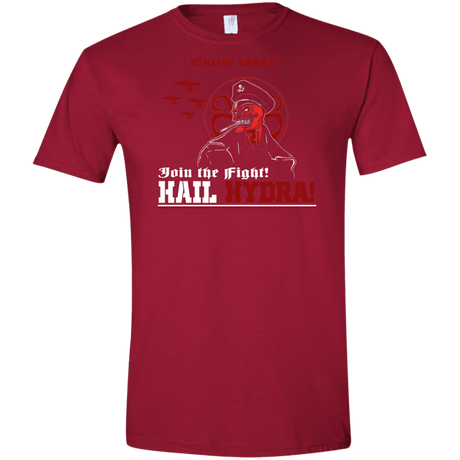 T-Shirts Cardinal Red / S Join The Fight Men's Semi-Fitted Softstyle