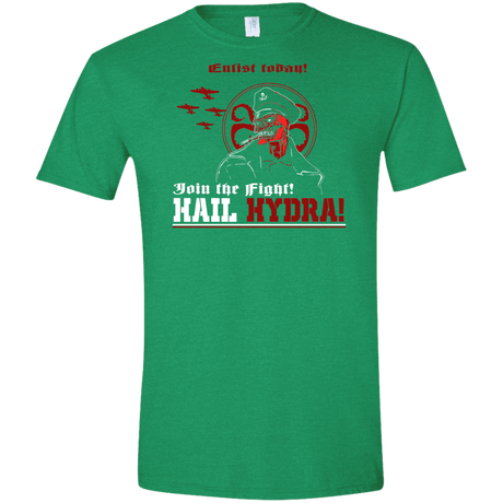 T-Shirts Heather Irish Green / S Join The Fight Men's Semi-Fitted Softstyle