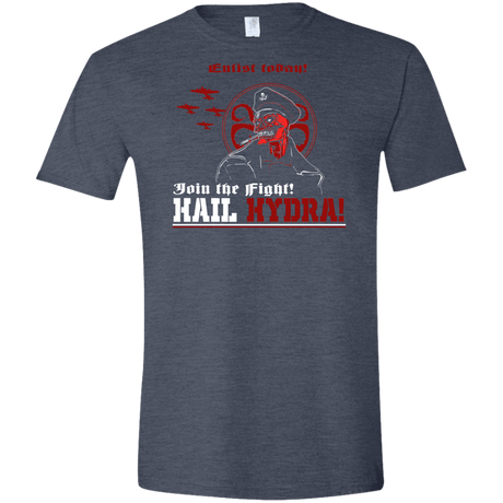 T-Shirts Heather Navy / S Join The Fight Men's Semi-Fitted Softstyle