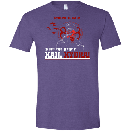 T-Shirts Heather Purple / S Join The Fight Men's Semi-Fitted Softstyle