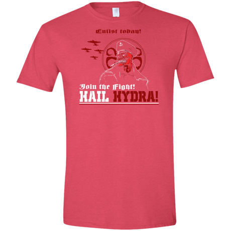T-Shirts Heather Red / S Join The Fight Men's Semi-Fitted Softstyle