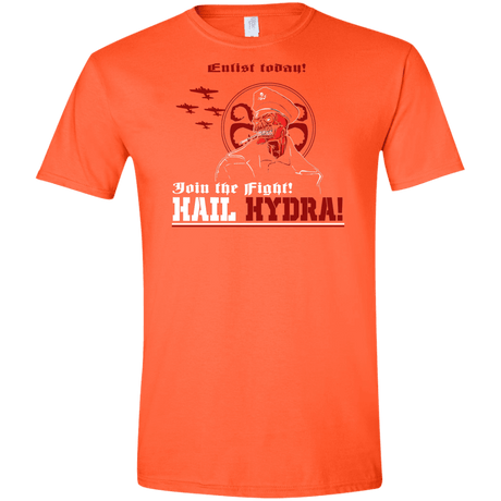 T-Shirts Orange / S Join The Fight Men's Semi-Fitted Softstyle