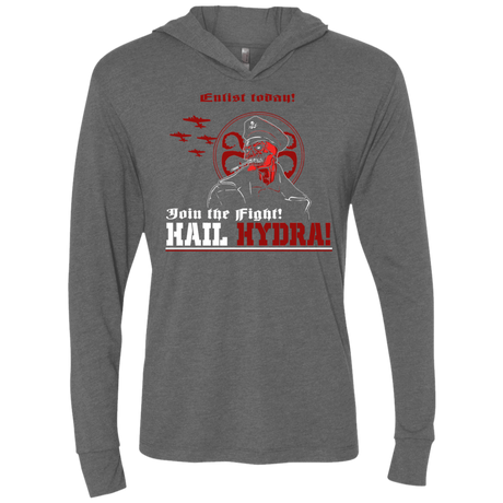 T-Shirts Premium Heather / X-Small Join The Fight Triblend Long Sleeve Hoodie Tee