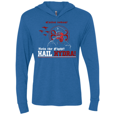 T-Shirts Vintage Royal / X-Small Join The Fight Triblend Long Sleeve Hoodie Tee