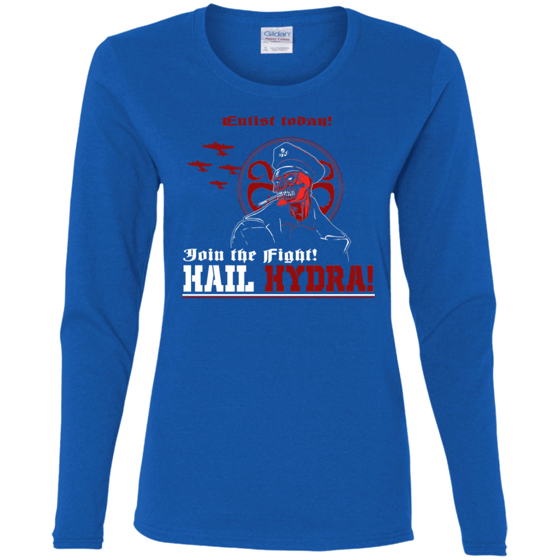 T-Shirts Royal / S Join The Fight Women's Long Sleeve T-Shirt