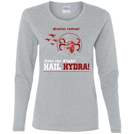 T-Shirts Sport Grey / S Join The Fight Women's Long Sleeve T-Shirt